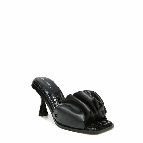 Circus by Sam Edelman Slade square toe ruffled Women's Heels Black Size‎ 5.5 M - Picture 1 of 11